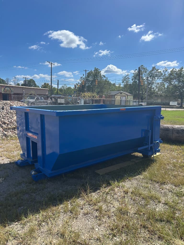 Affordable roll-off dumpster delivered to a driveway in Florence, MS